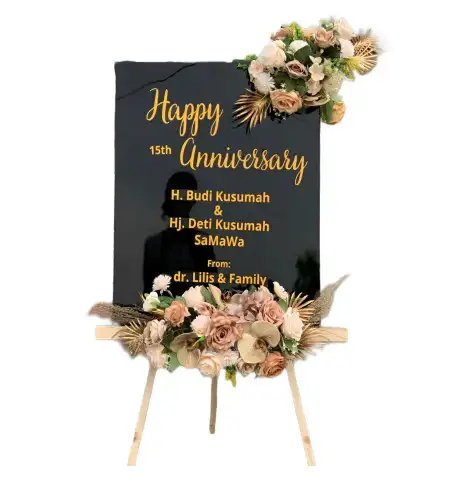 Papan Bunga Akrilik Guraping